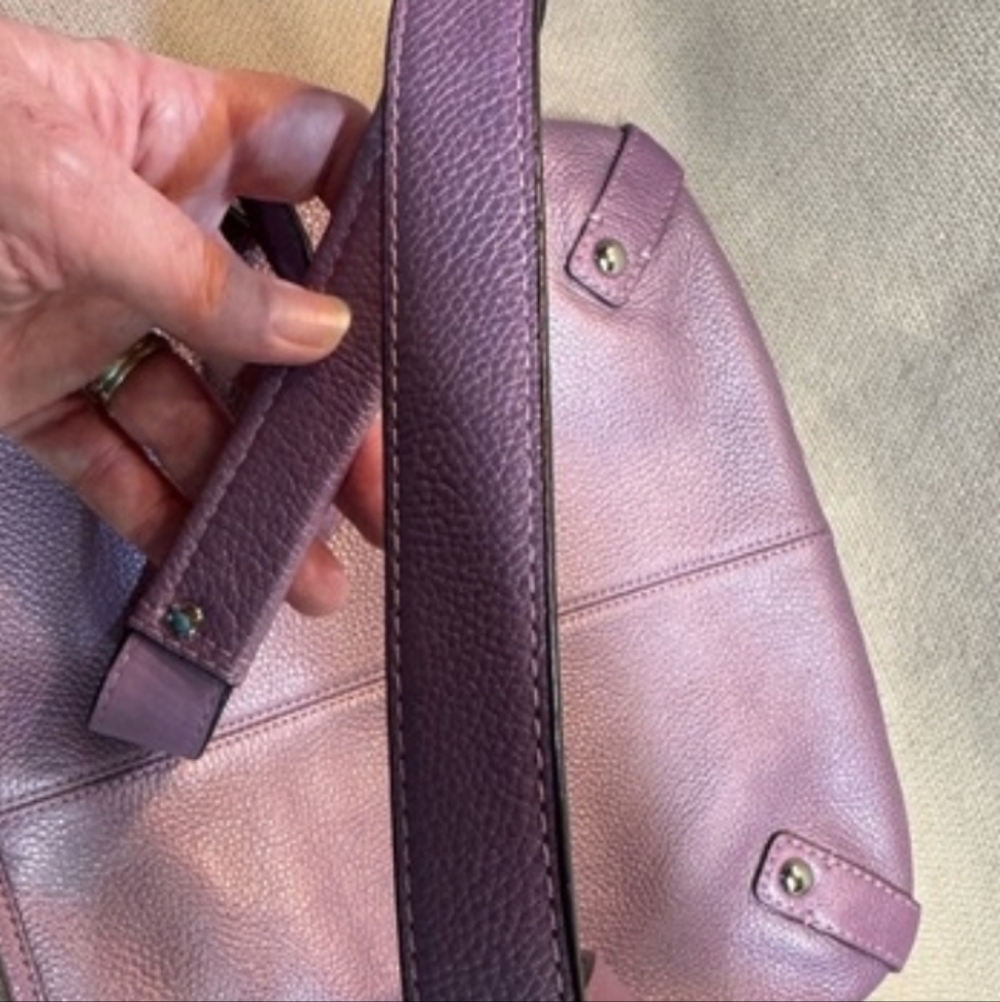 Coach Purple Crossbody- EUC - Picture 10 of 11